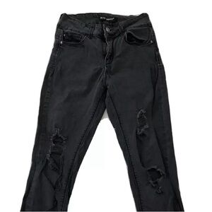 Blue Savy Black mid waist jeans